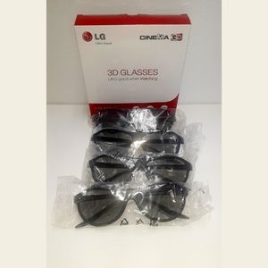 4 Pack LG Cinema 3D Glasses